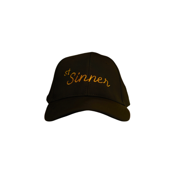 St Sinner cap gold